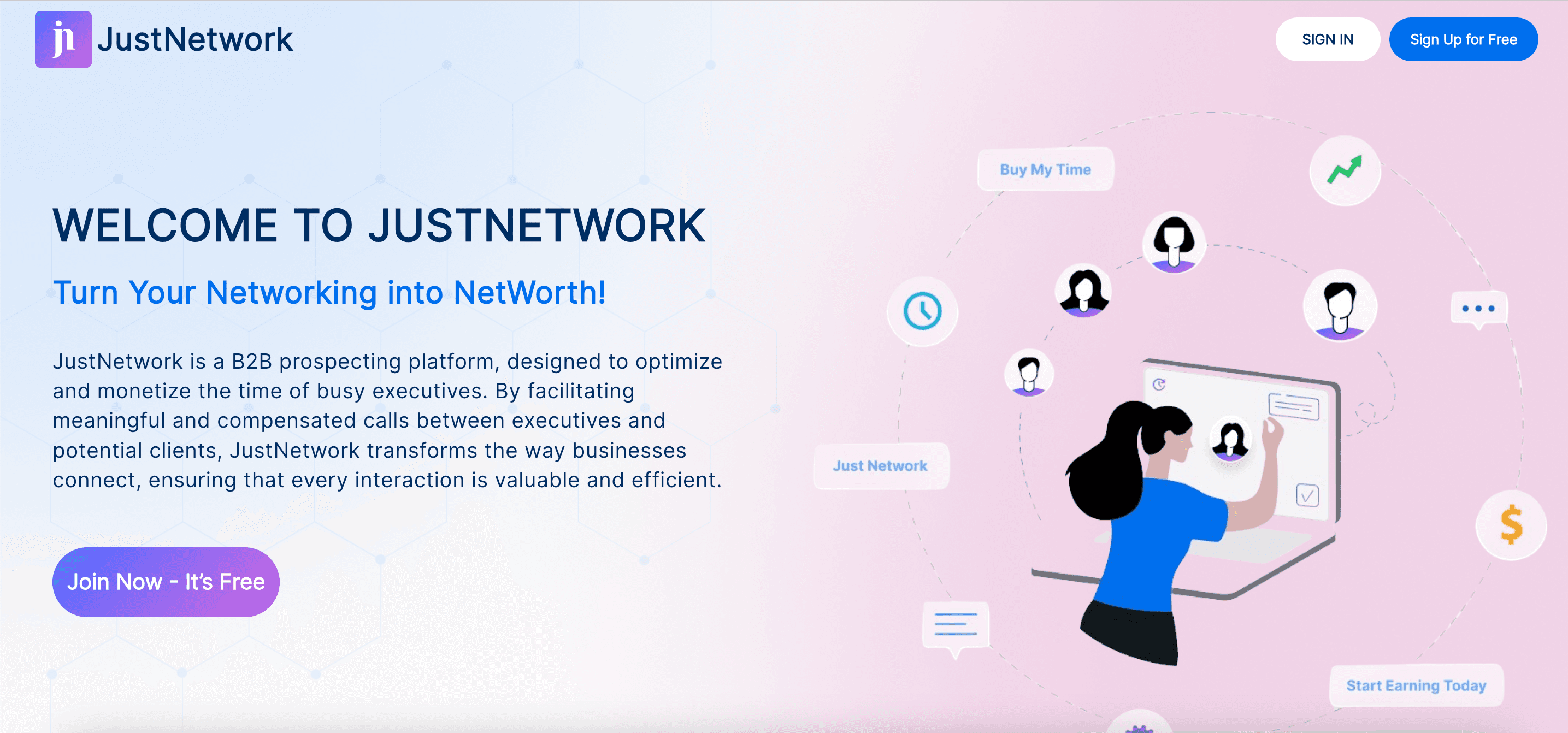 JustNetwork screenshot 1 of 1